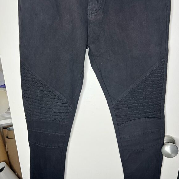 Moto Ankle Zipper Pant Black Small NWT - Picture 4 of 7